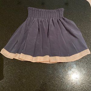 XS / TP Forever21 Grey & Pink Mini Skirt
